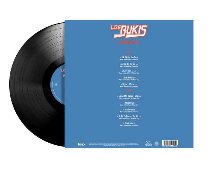 Los Bukis - A Donde Vas (Vinyl)