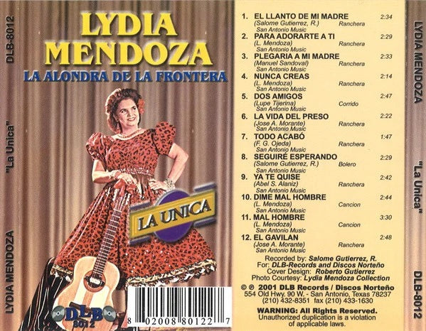 Lydia Mendoza - La Unica (CD)