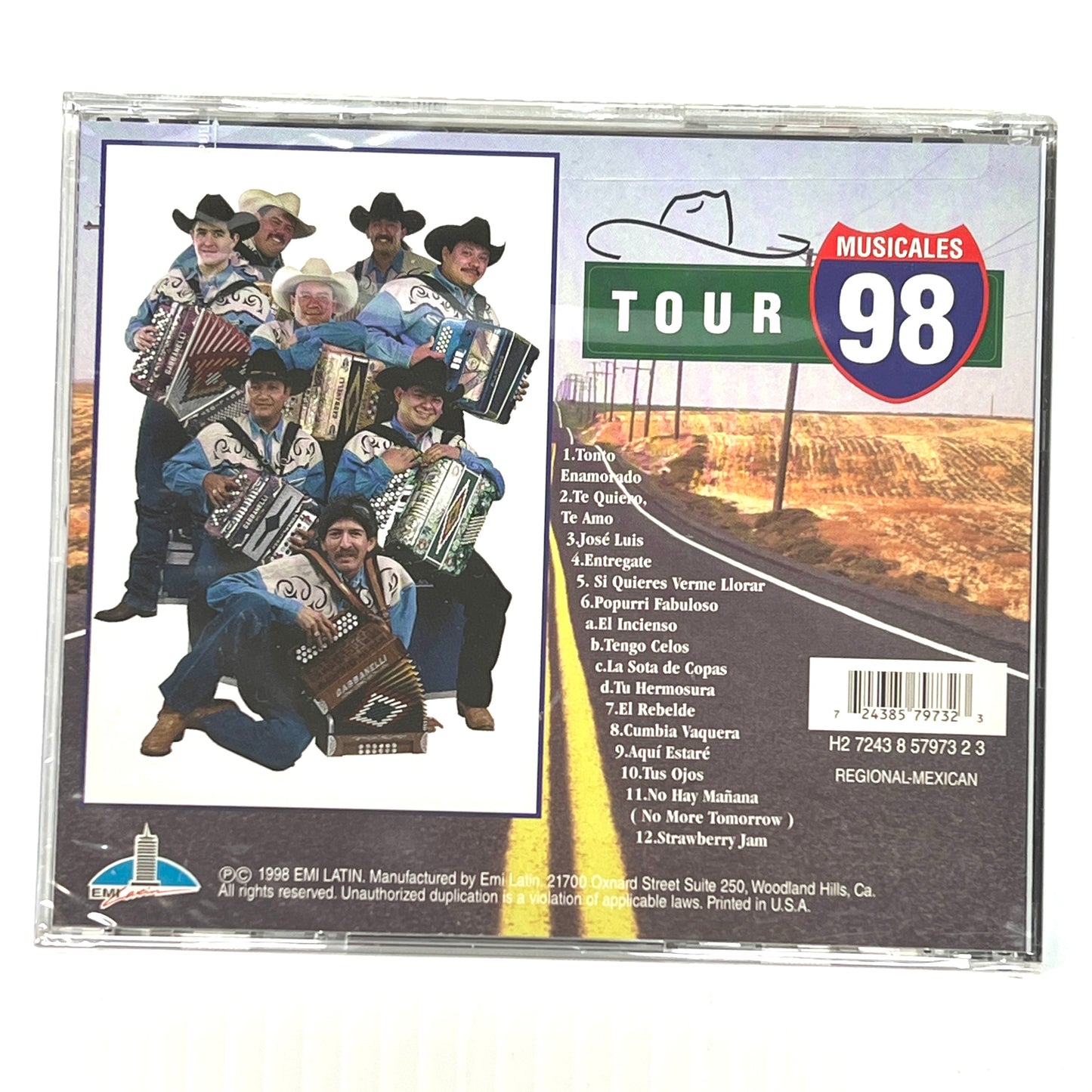 David Lee Garza Y Los Musicales - Tour 98 *1998 Collectors Sealed (CD)