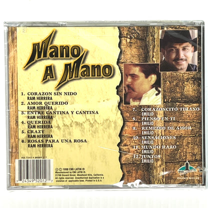 Emilio Navaira Y Ram Herrera - Mano A Mano *1998 Collectors Sealed (CD)