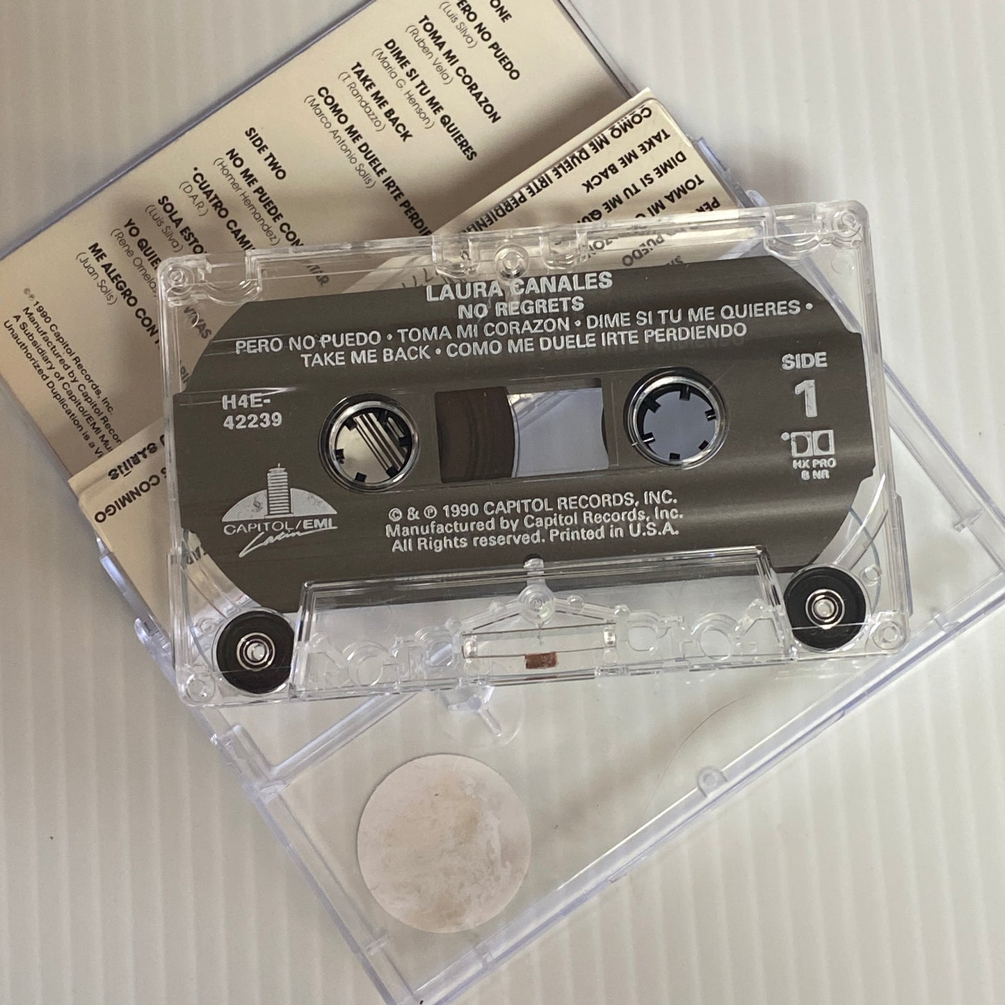 Laura Canales - No Regrets  (Opened Cassette)