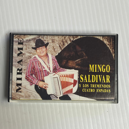 Mingo Saldivar Y Los Tremendos Cuatro Espadas - Mirame   (Opened Cassette)