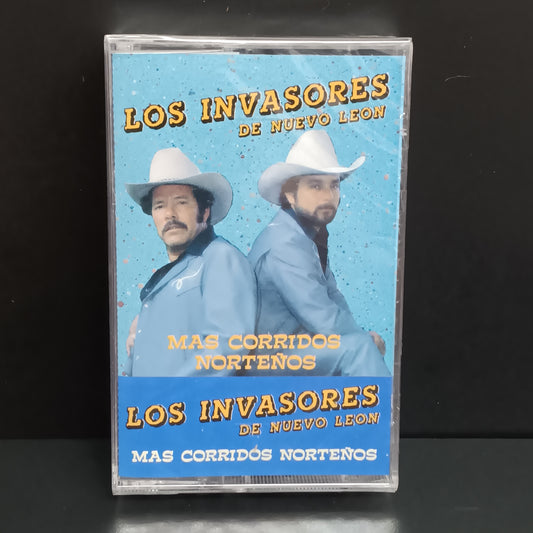 Los Invasores De Nuevo Leon - Mas Corridos Norteños (Cassette)