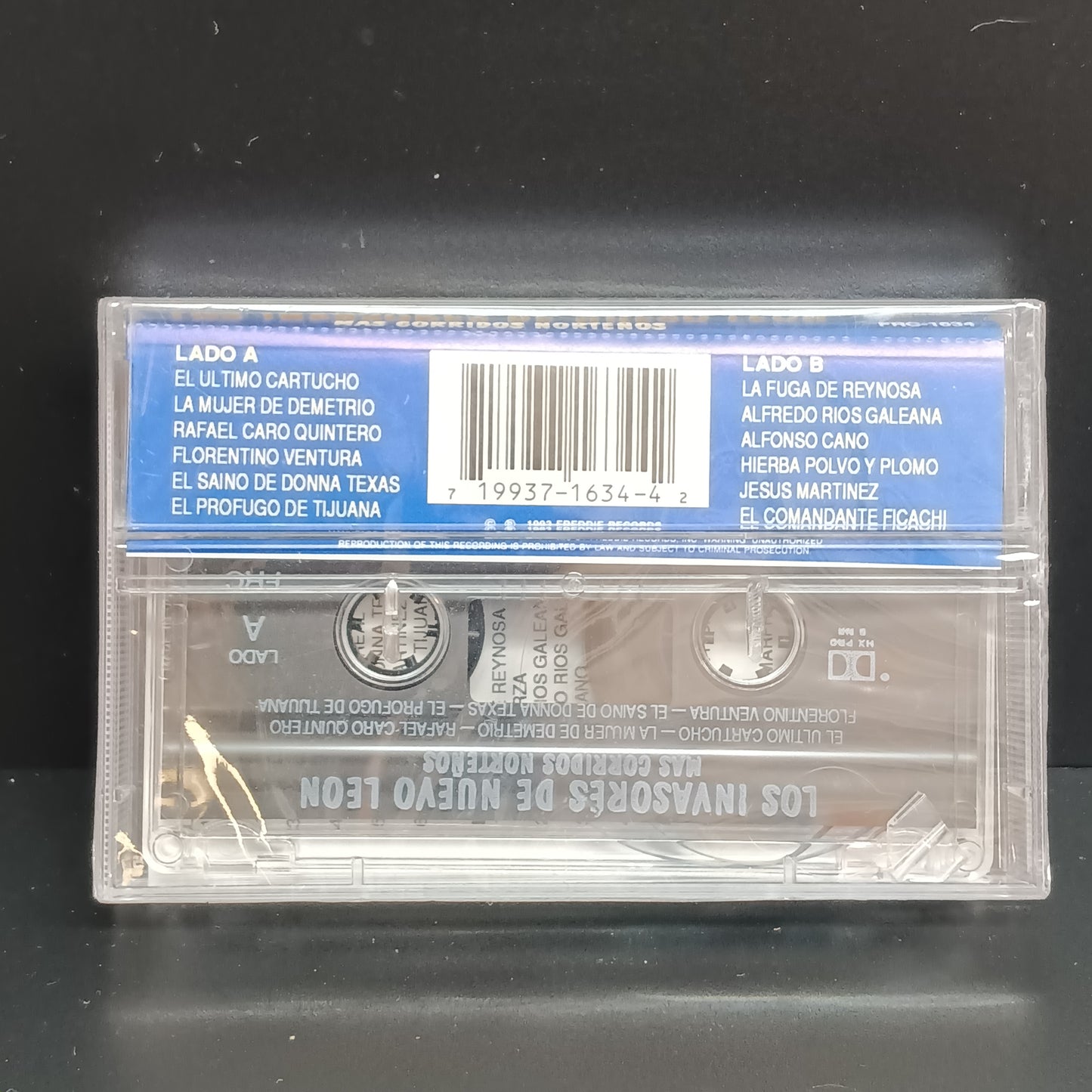 Los Invasores De Nuevo Leon - Mas Corridos Norteños (Cassette)