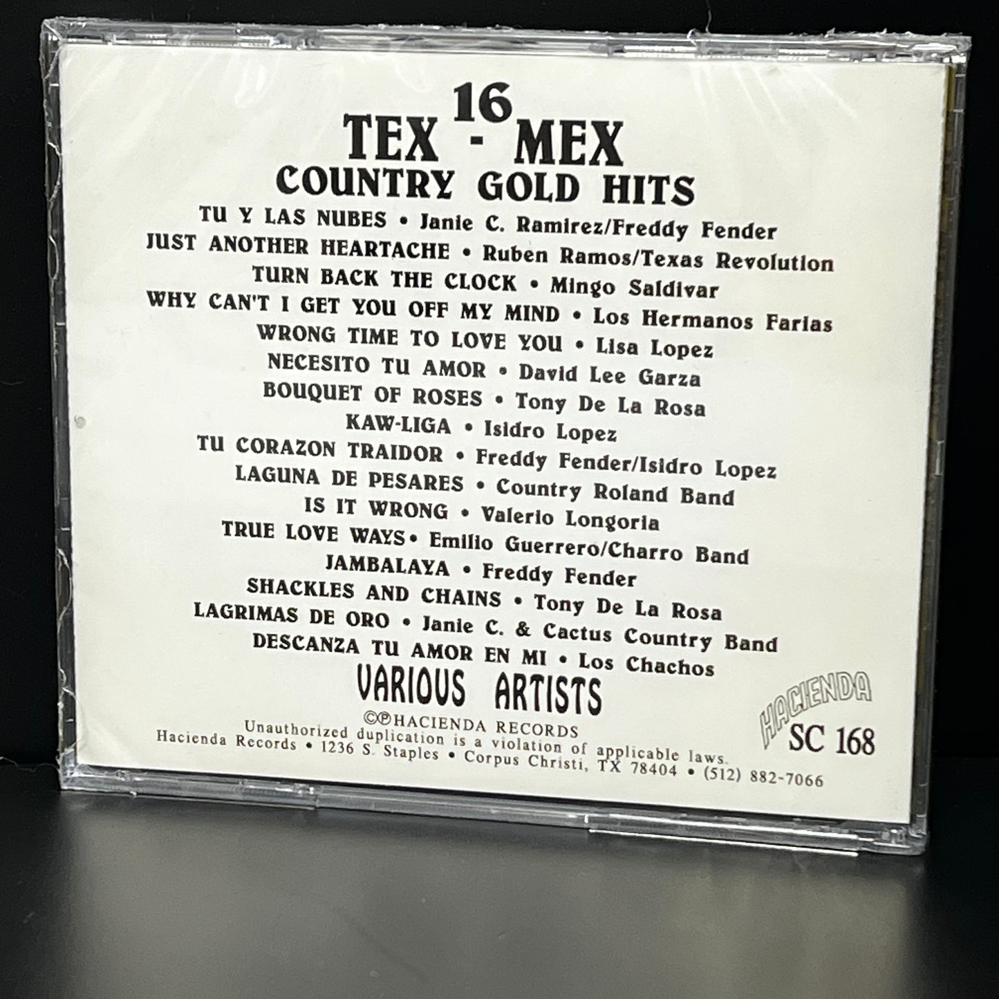16 Tex-Mex Country Gold Hits - Various Artists (CD)