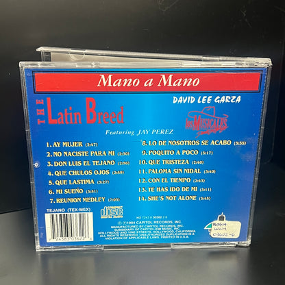 *Open: David Lee Garza Y Los Musicales & The Latin Breed - Mano A Mano *1994 (CD)