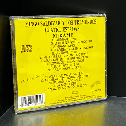 Mingo Saldivar Y Los Tremendos Cuatro Espadas - Mirame (CD)