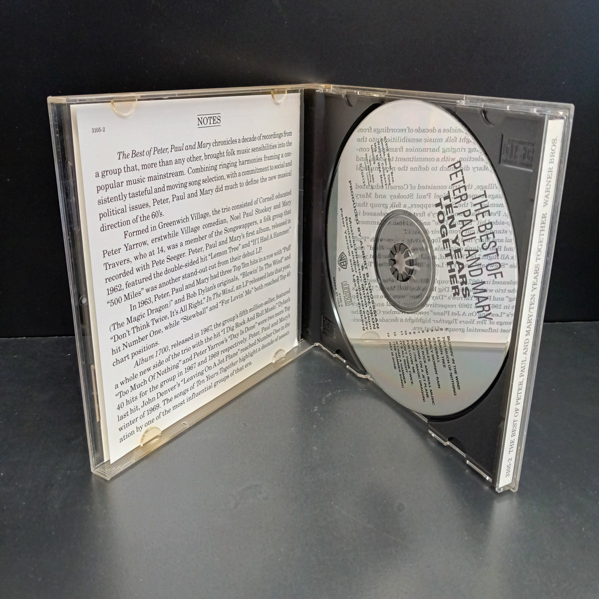 *Opened: Peter, Paul And Mary - The Best Of: 10 Years Together (CD)