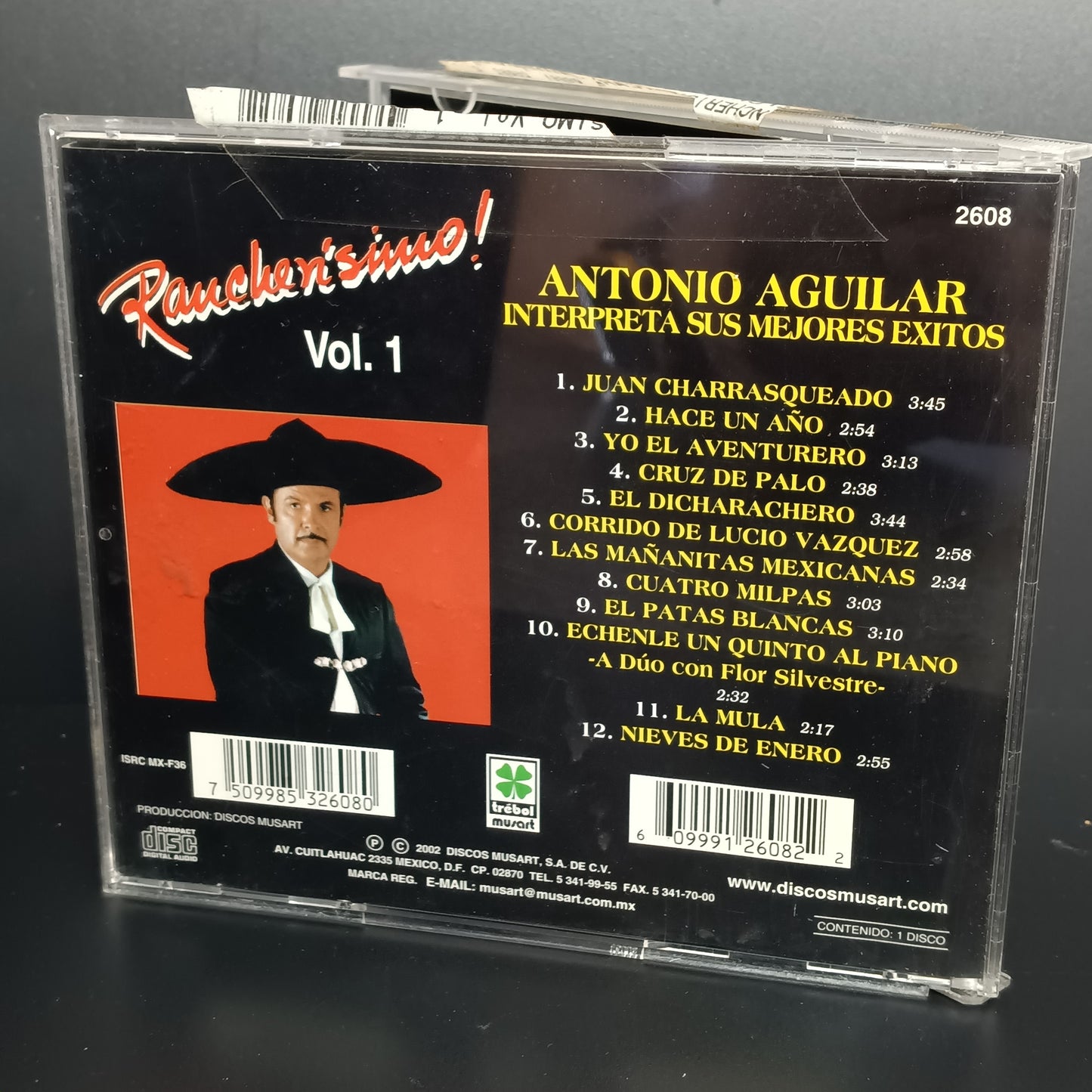 *Opened: Antonio Aguilar - Rancherisimo Vol. 1, Interpreta Sus Mejores Exitos (CD)