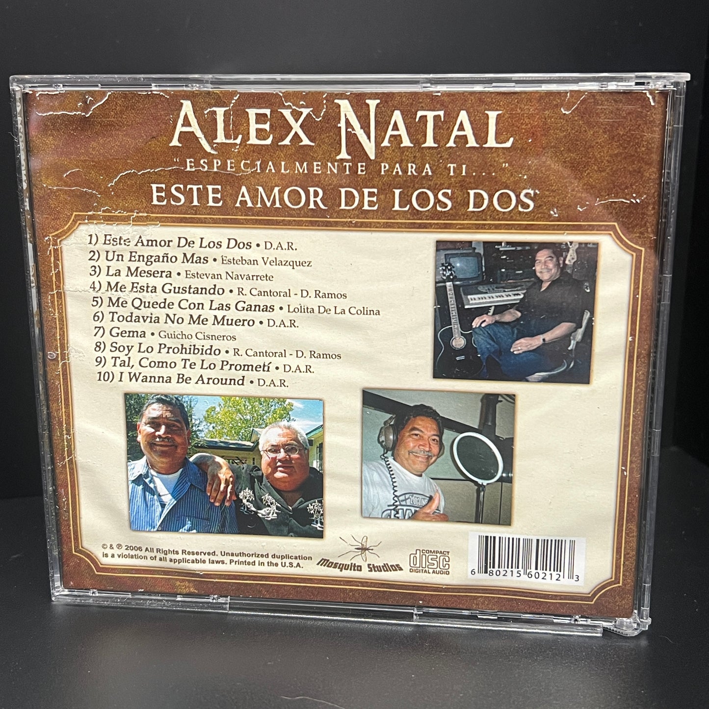 *Open*: Alex Natal - Este Amor De Los Dos (CD)