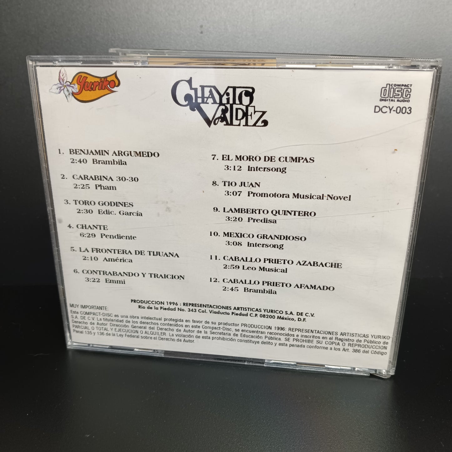*Opened: Chayito Valdez - Corridos Famosos (CD)
