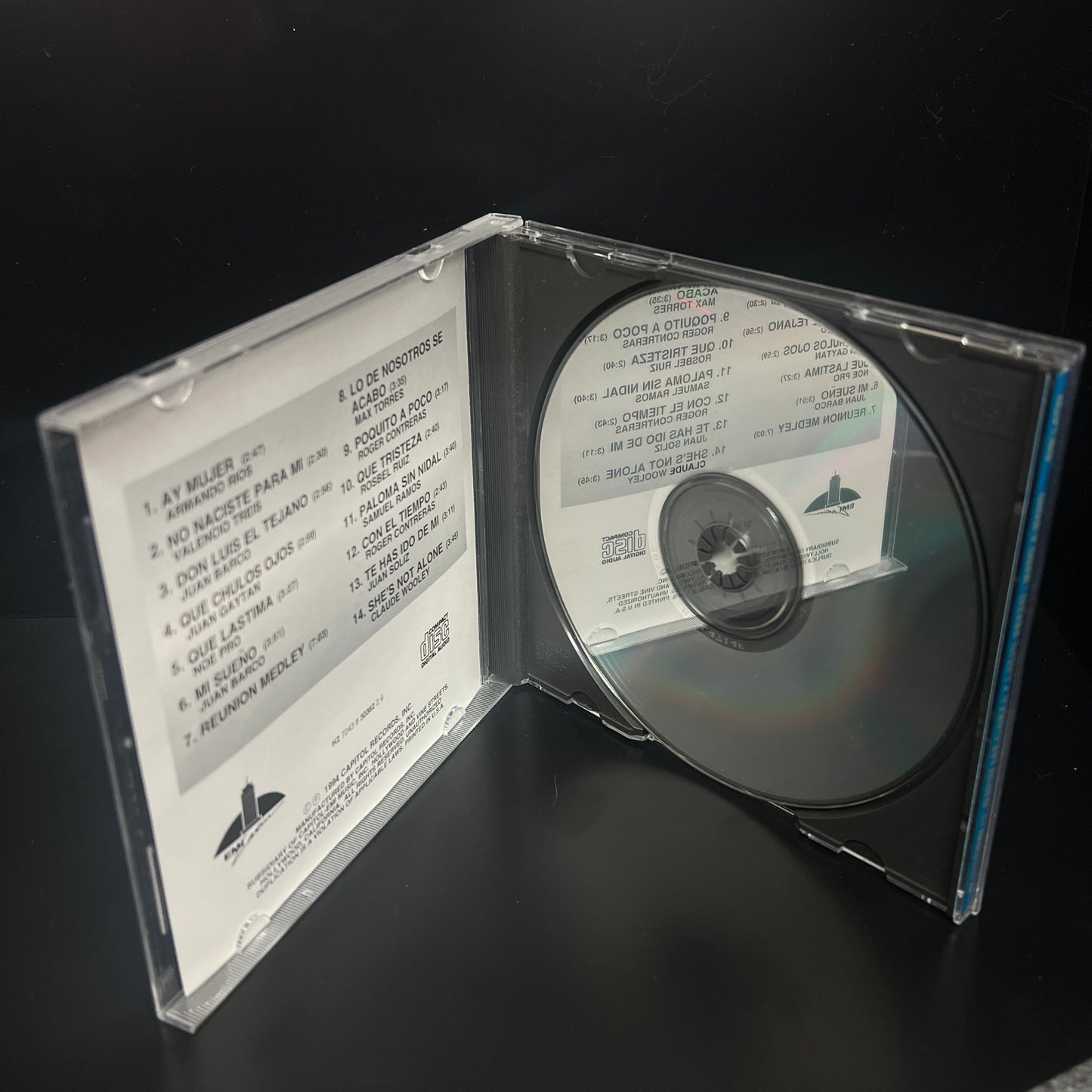 *Open: David Lee Garza Y Los Musicales & The Latin Breed - Mano A Mano *1994 (CD)