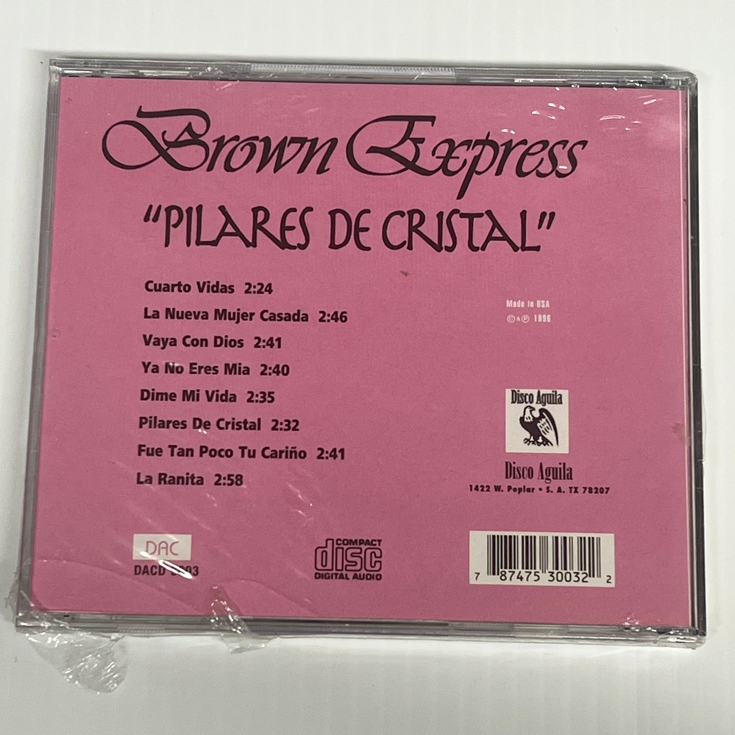 Brown Express - Pilares De Cristal (CD)