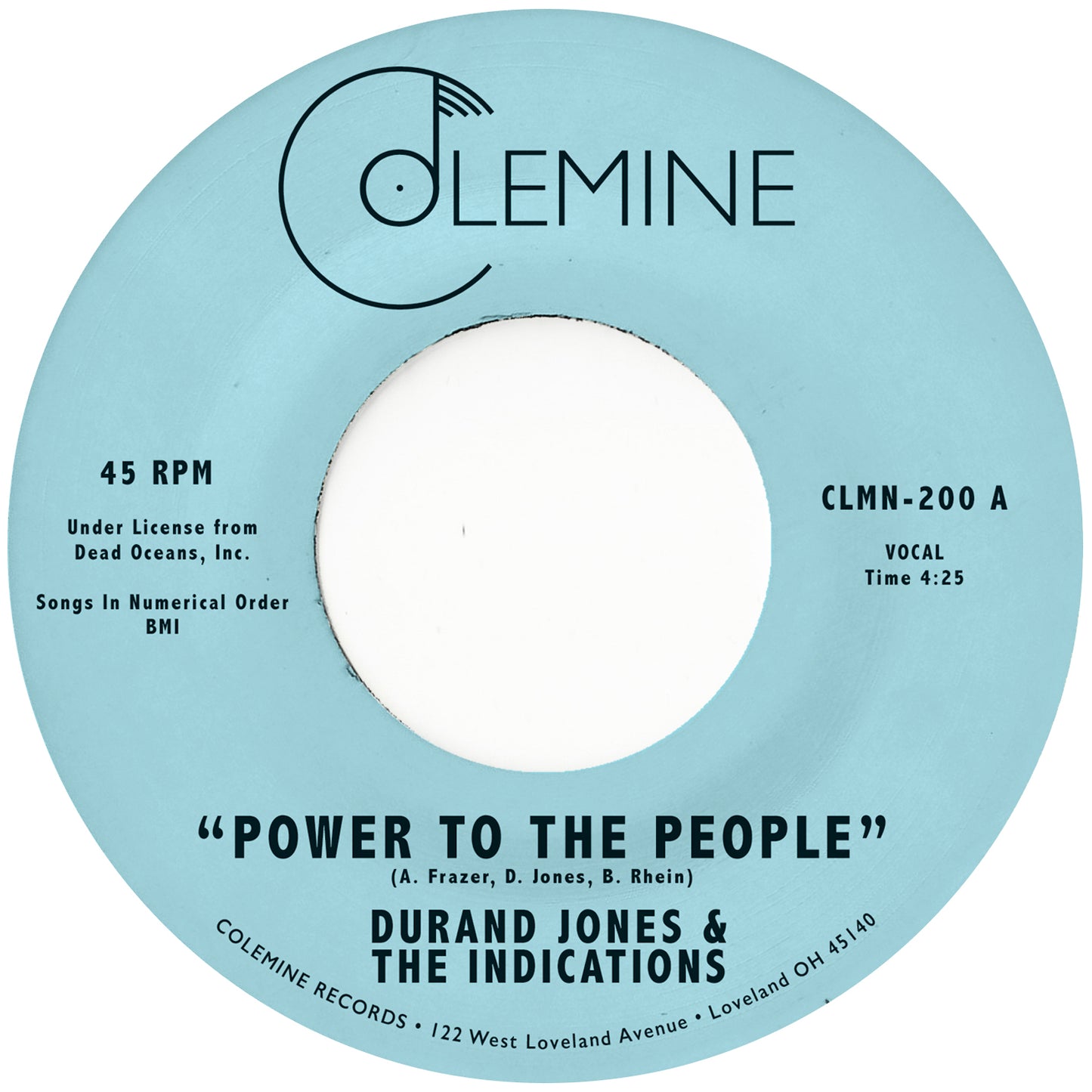 Durand Jones & The Indications - Power To The People / Never Heard'em Say (45 Vinyl)