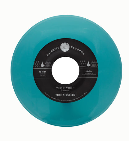 Thee Sinseers - For You / Si Lloraras (45rpm 7" ブルー ビニール)