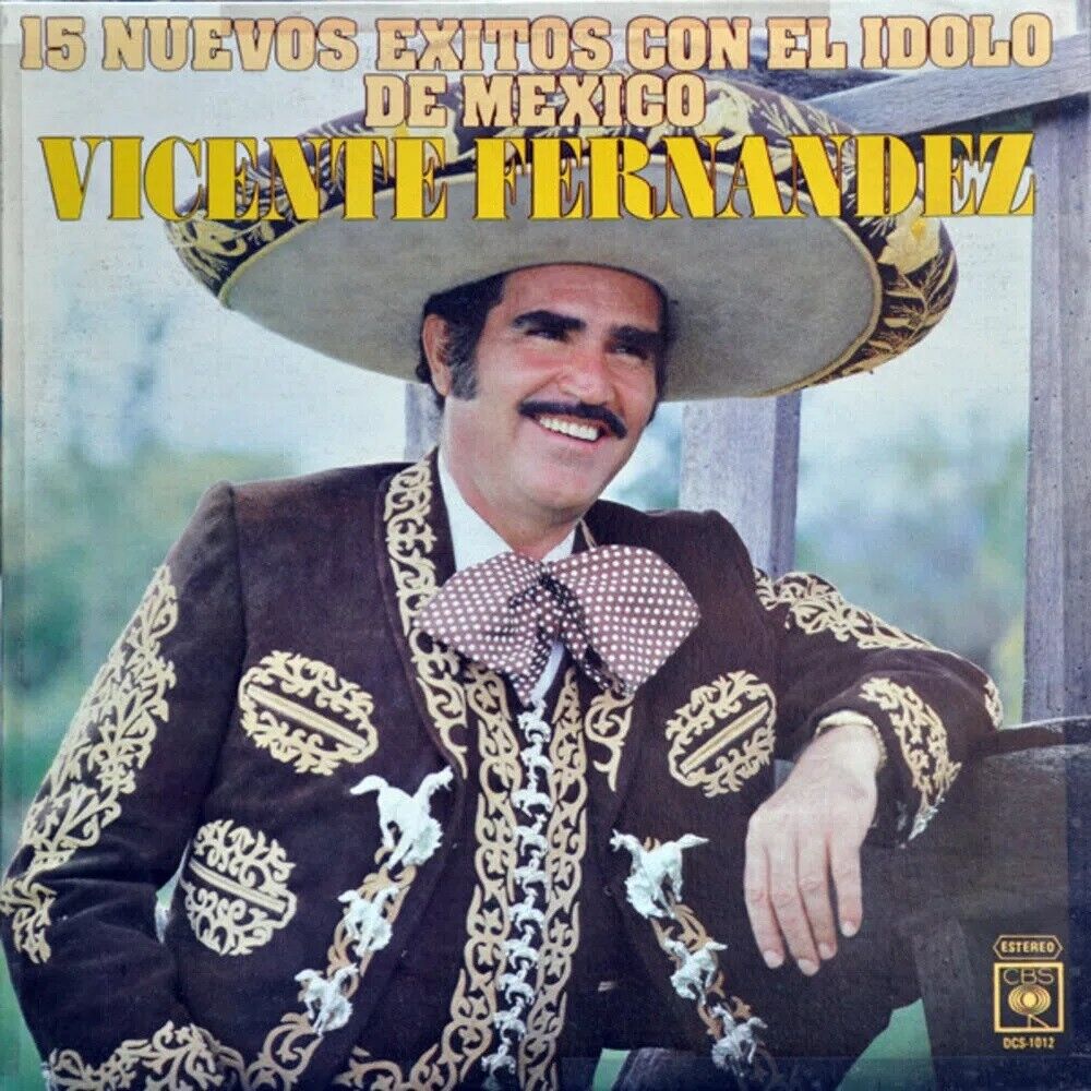 Vicente Fernandez - 15 Nuevos Éxitos con el Idolo de Mexico (Vinilo)