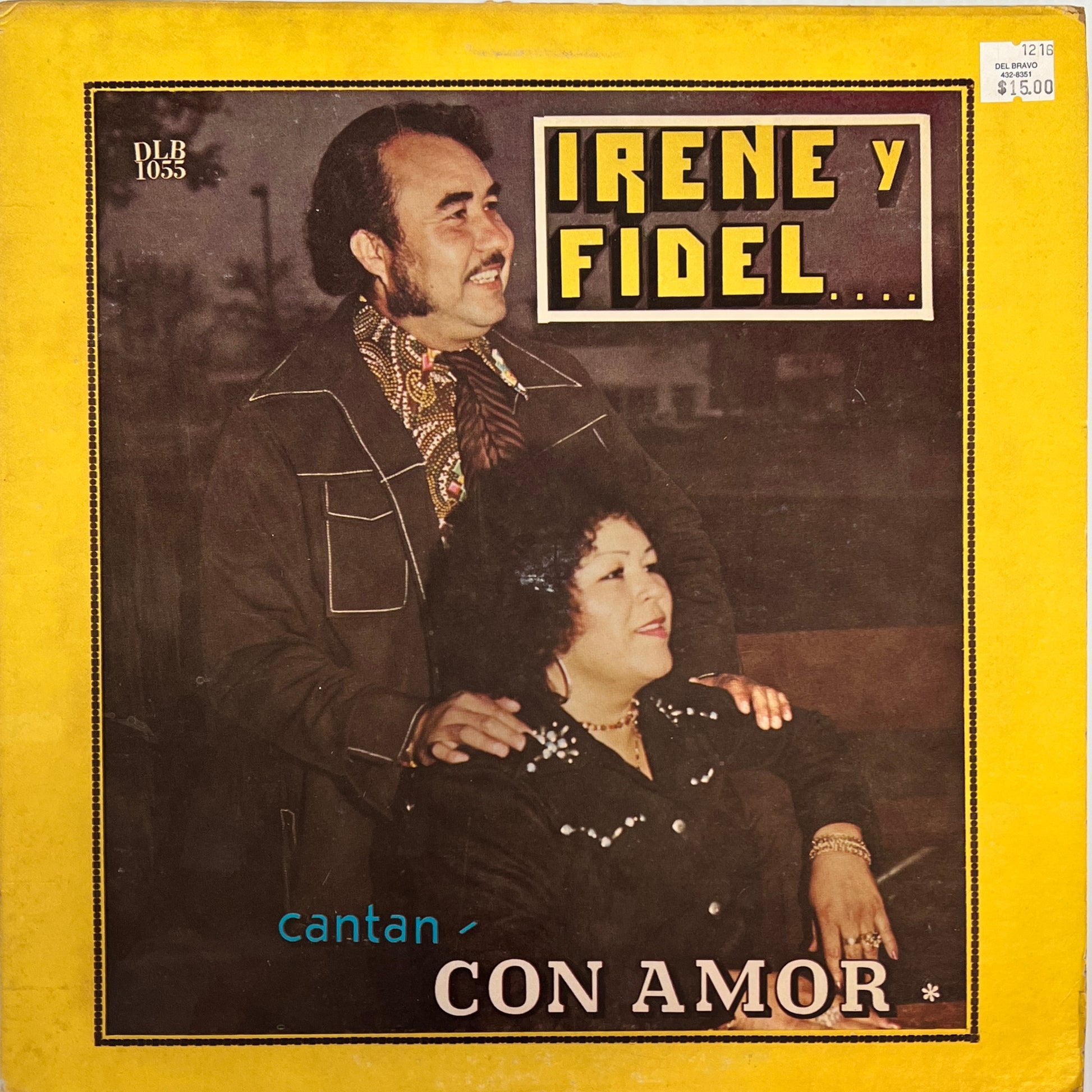 Irene Y Fidel Cantan Con Amor Open Vinyl Del Bravo Record Shop