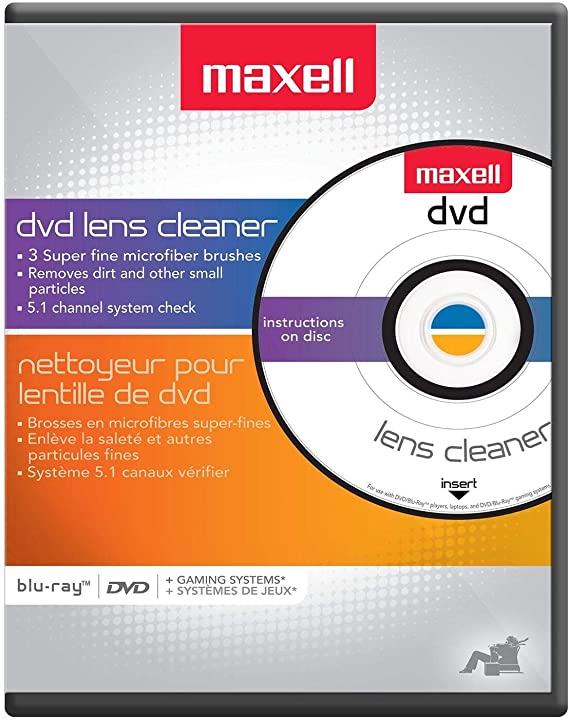 Maxell 190059 DVD-LC DVD Limpiador de lentes láser