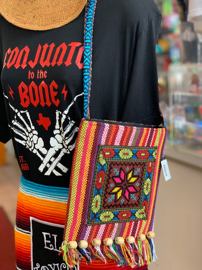 Southwest Embroidered Bag With Beads