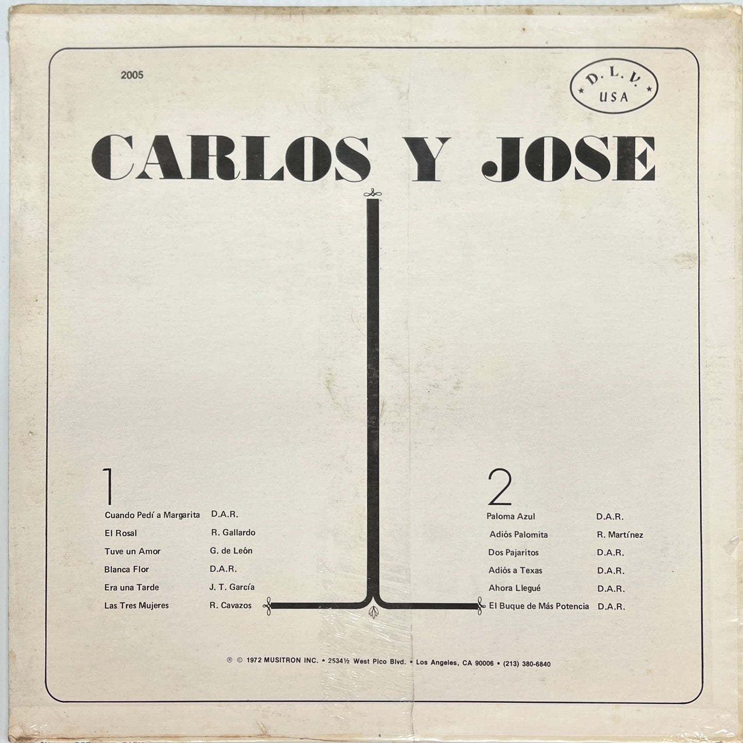Carlos Y Jose - Cuando Pedi A Margarita (Vinyl)