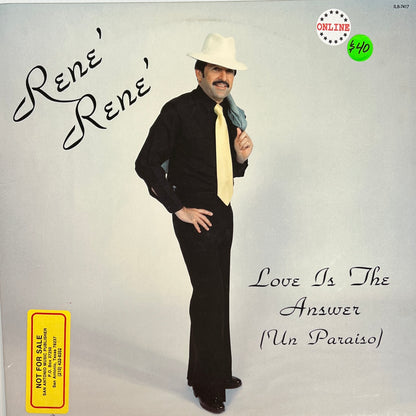Rene Rene - Love Is The Answer (Un Paraiso) (Open Vinyl)