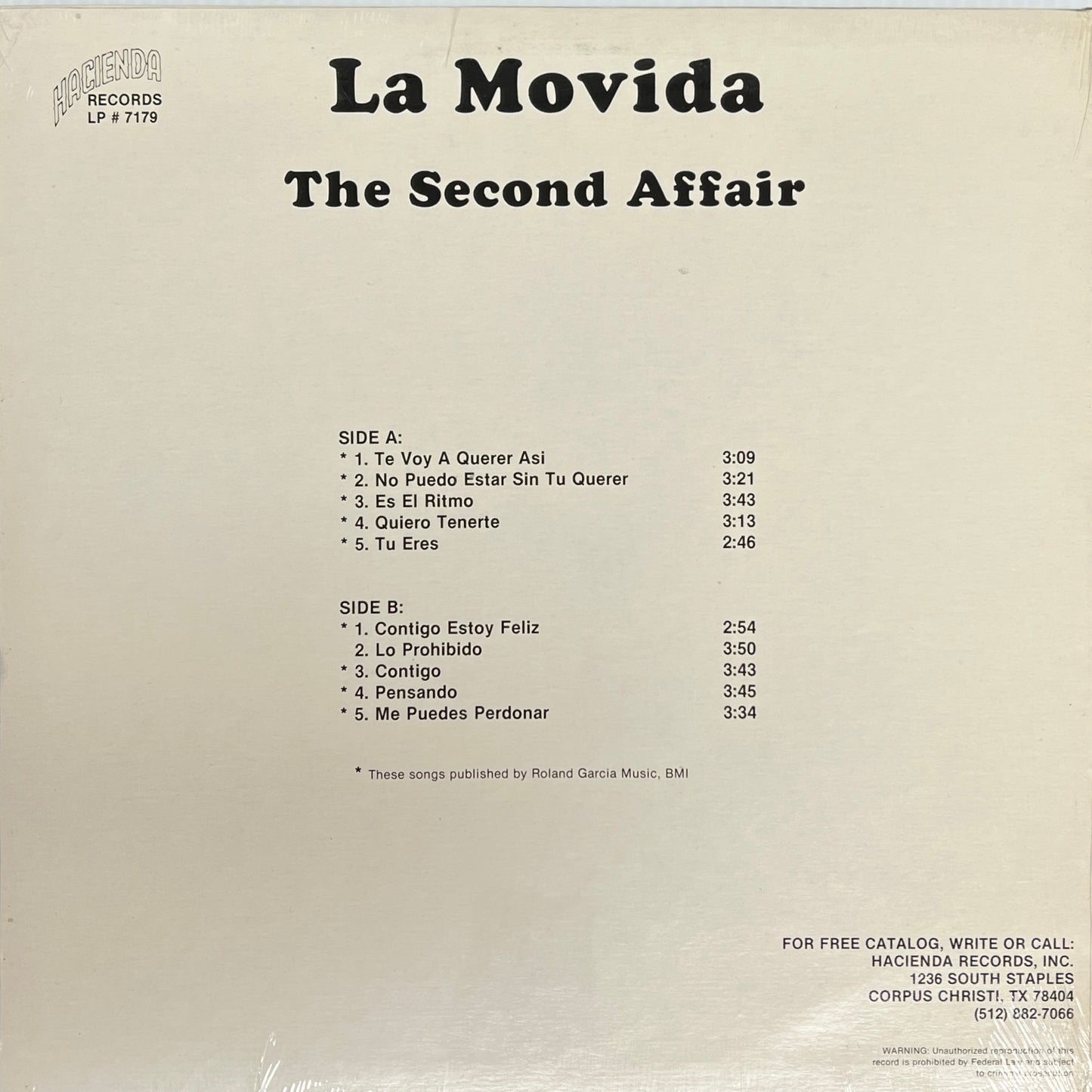 La Movida - The Second Affair (Vinilo) 