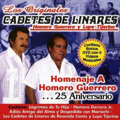 Los Cadetes De Linares - Homenaje A Homero Guerrero 25 Aniversario (CD/DVD)