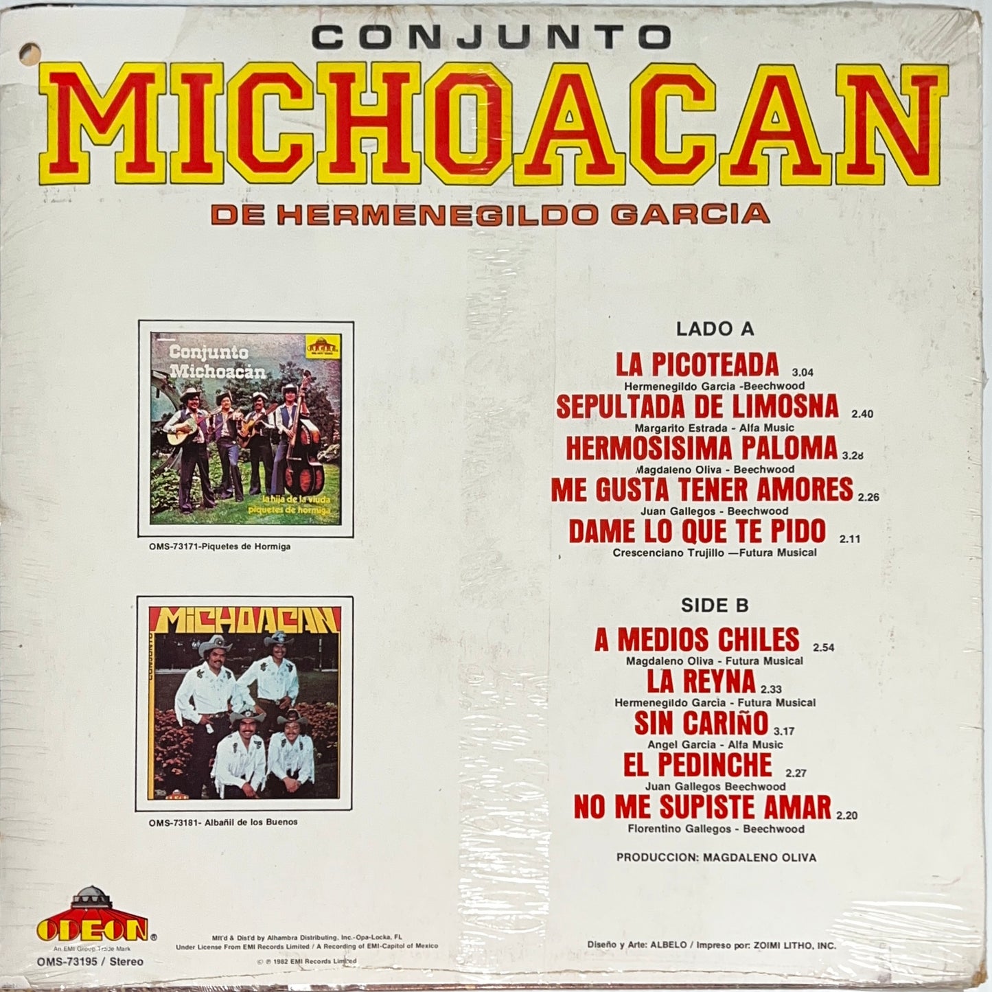 Conjunto Michocan de Hermenegildo Garcia - La Picoteada (Sealed Vinyl)