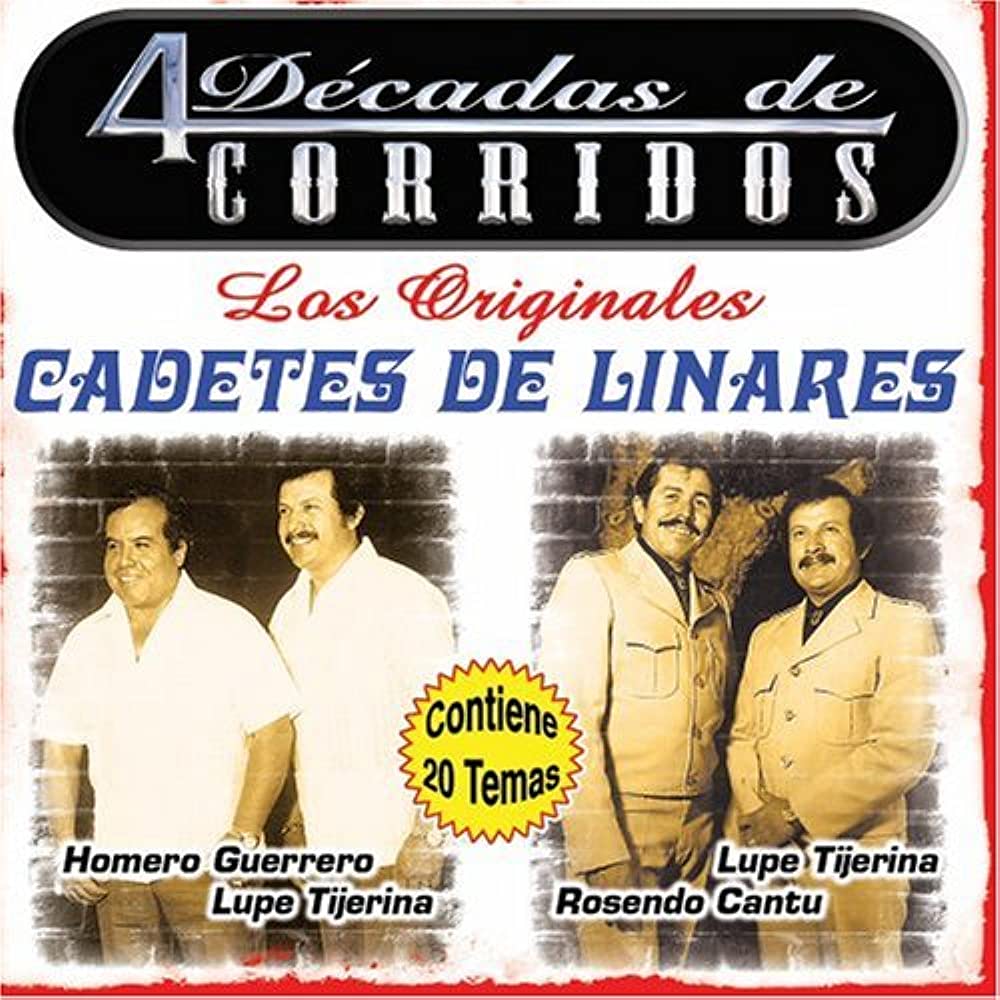 Los Cadetes De Linares - 4 Decadas De Corridos (CD)
