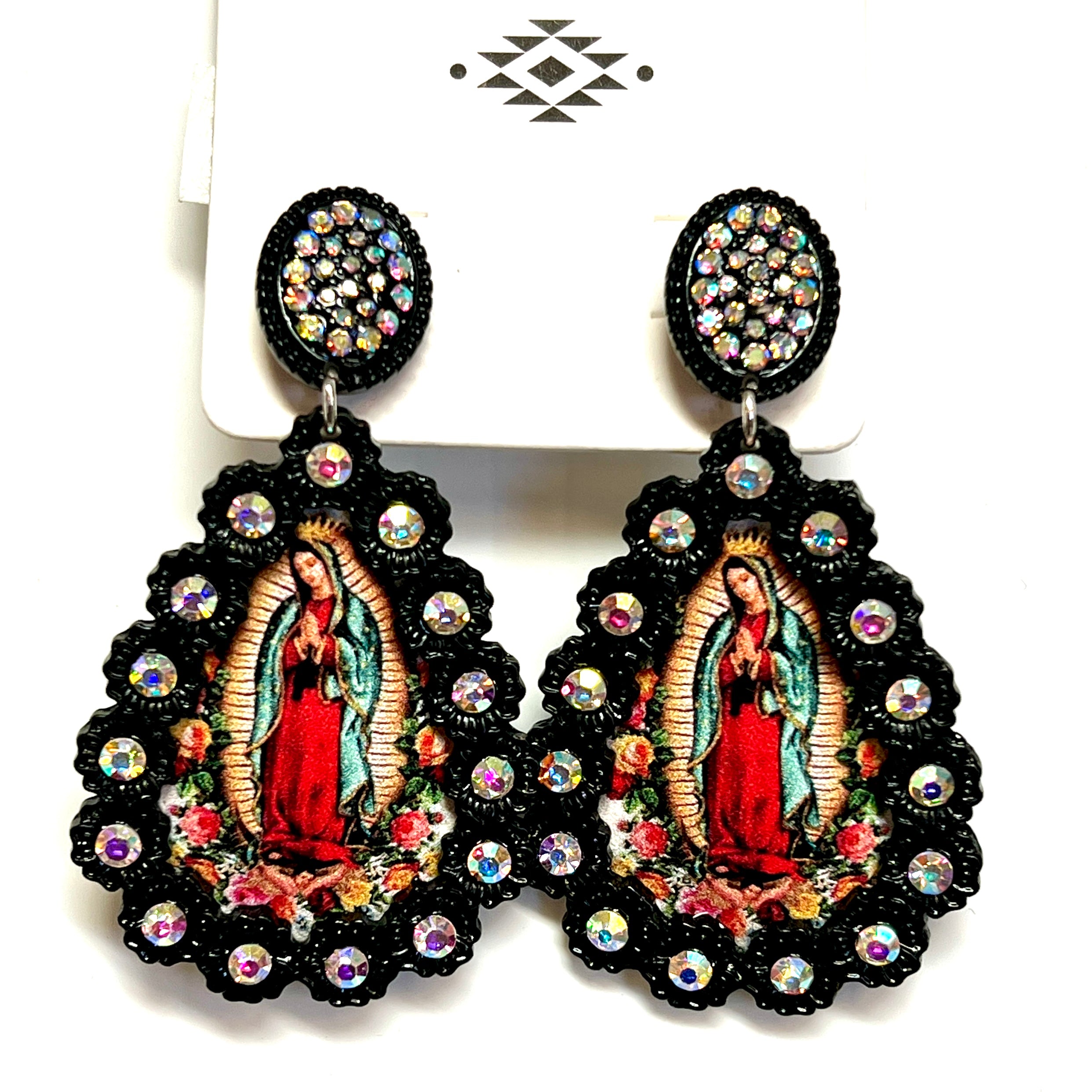 Virgen de on sale guadalupe earrings