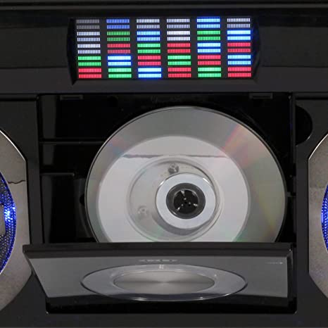 Studebaker Master Blaster Bluetooth Boombox CD Player (Black)