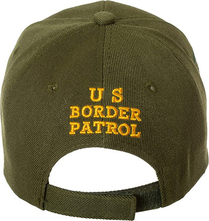US Border Patrol Hat with United States Map Outline - Embroidered Hat