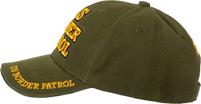 US Border Patrol Hat with United States Map Outline - Embroidered Hat ...