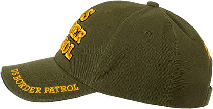Sombrero de la Patrulla Fronteriza de EE. UU. con contorno de mapa de Estados Unidos - Sombrero bordado