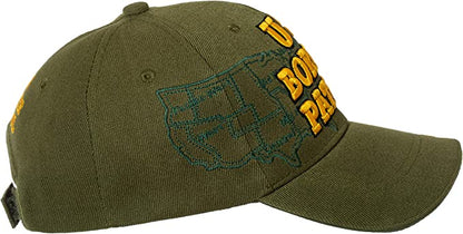 US Border Patrol Hat with United States Map Outline - Embroidered Hat