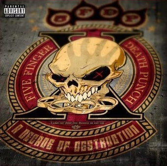 Five Finger Death Punch - A Decade Of Destruction - Crimson Red [Contenido explícito] (Vinilo)