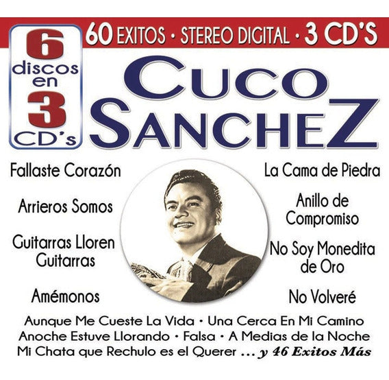 Cuco Sanchez - 60 Exitos (CD)