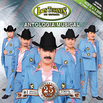 Los Tucanes De Tijuana - Antologia Musical 25 Años (4 CDS /1 DVD)