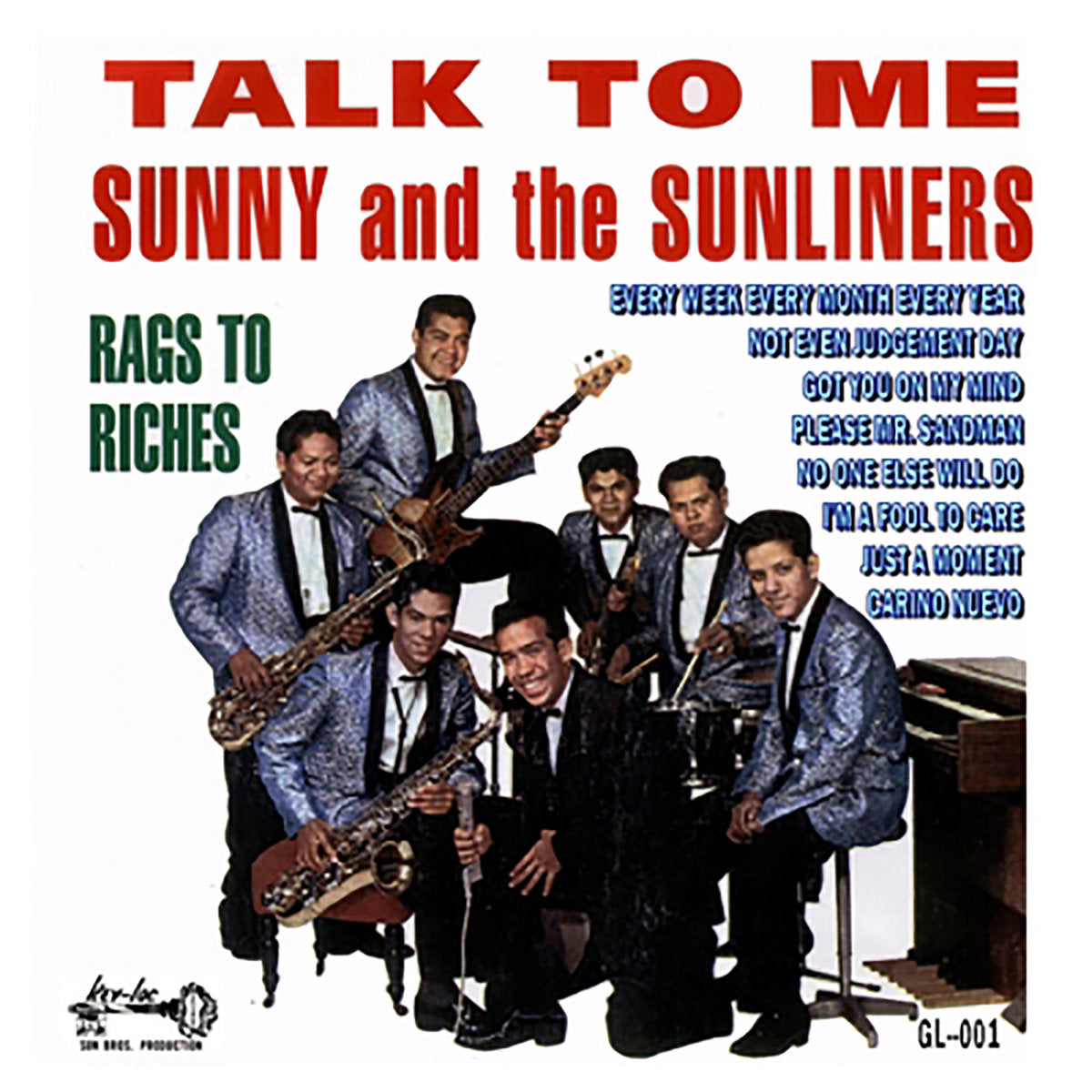 Sunny & The Sunliners - Talk To Me (CD) – Del Bravo Record Shop