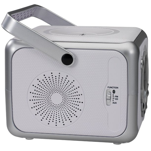 Jensen CD-555 Sistema de música portátil Bluetooth - Reproductor de CD –  Del Bravo Record Shop