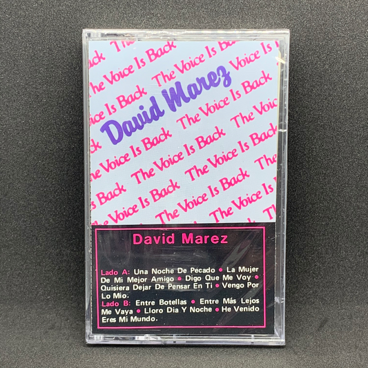 David Marez - The Voice Is Back (Cassette)