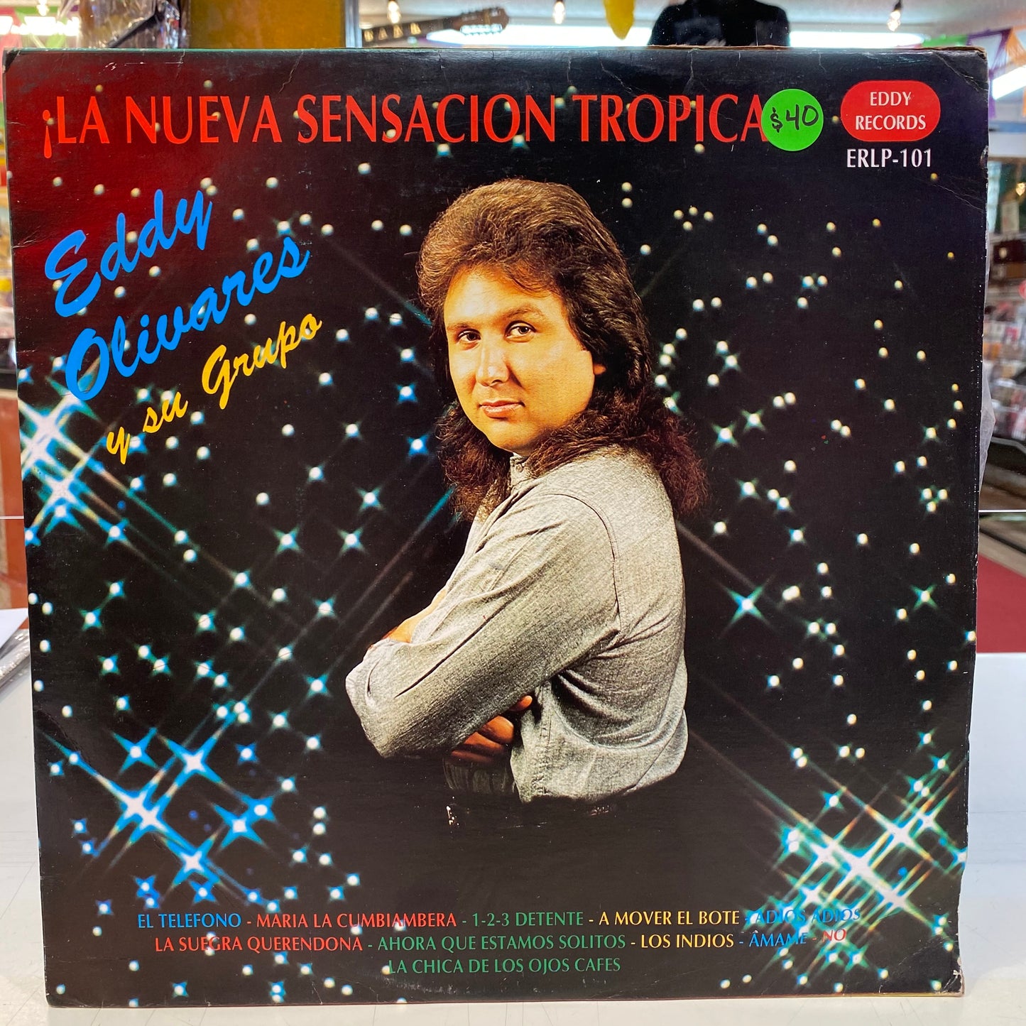Eddy Olivares y Su Grupo - La Nueva Sensacion Tropical (Open Vinyl)