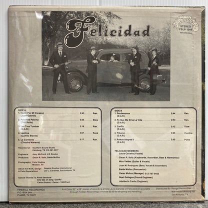 Felicidad - Felicidad (Open Vinyl)