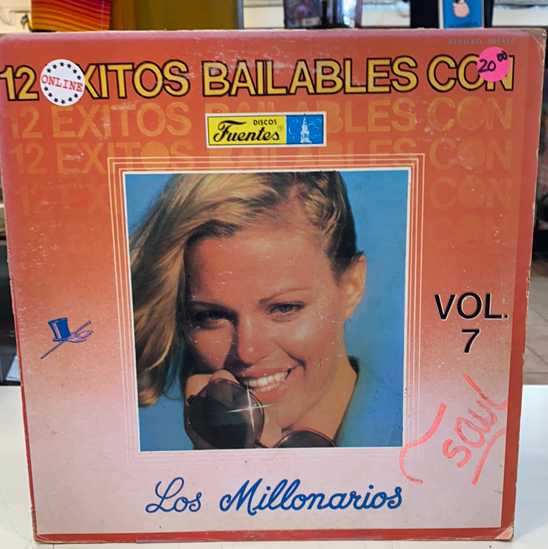 Los Millonairos - 12 Exitos Bailables Con Los Millonarios (Vinyl)