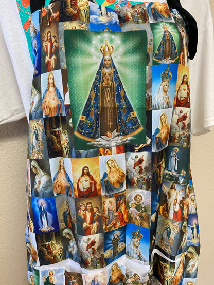 Multi Print Virgen De Guadalupe Apron