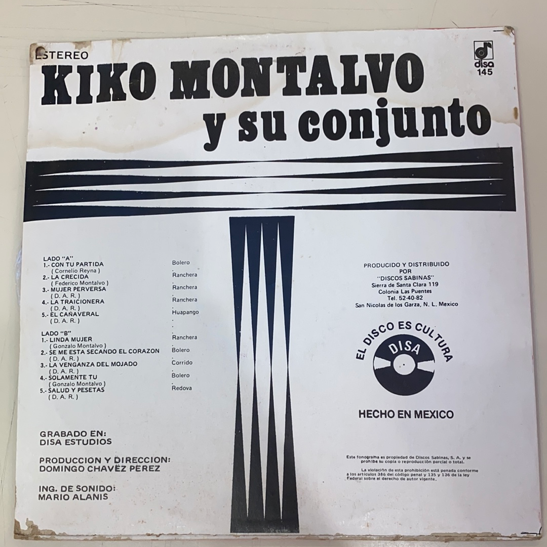 Kiko Montalvo Y Su Conjunto (Vinyl)