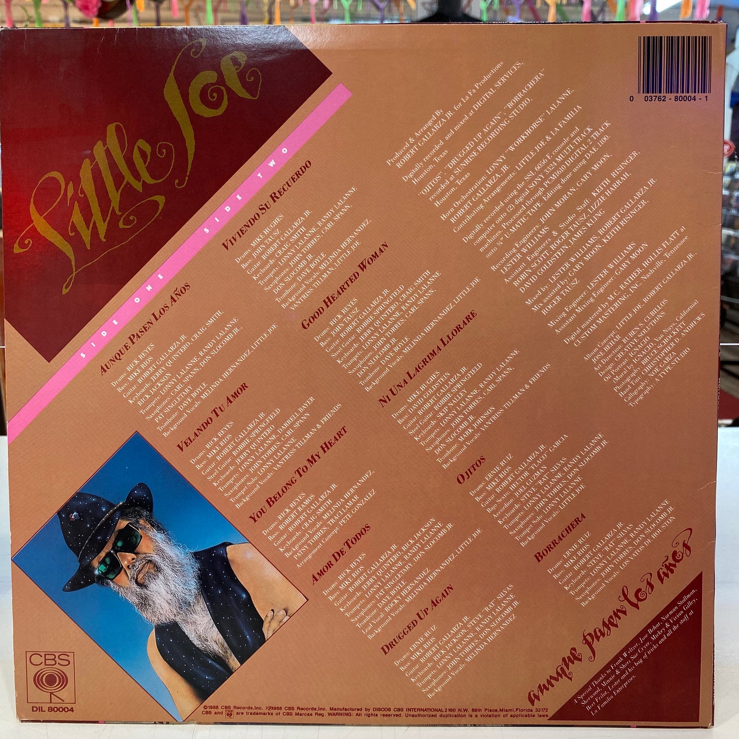 Little Joe Y La Familia - Aunque Pasen Los Años  (Open Vinyl)