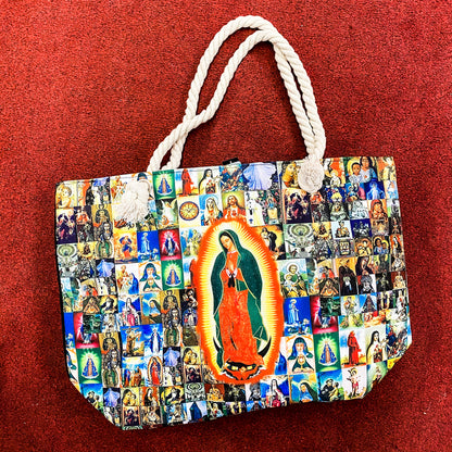 Virgen de Guadalupe Our Lady of Guadalupe X-Large Tote Bag