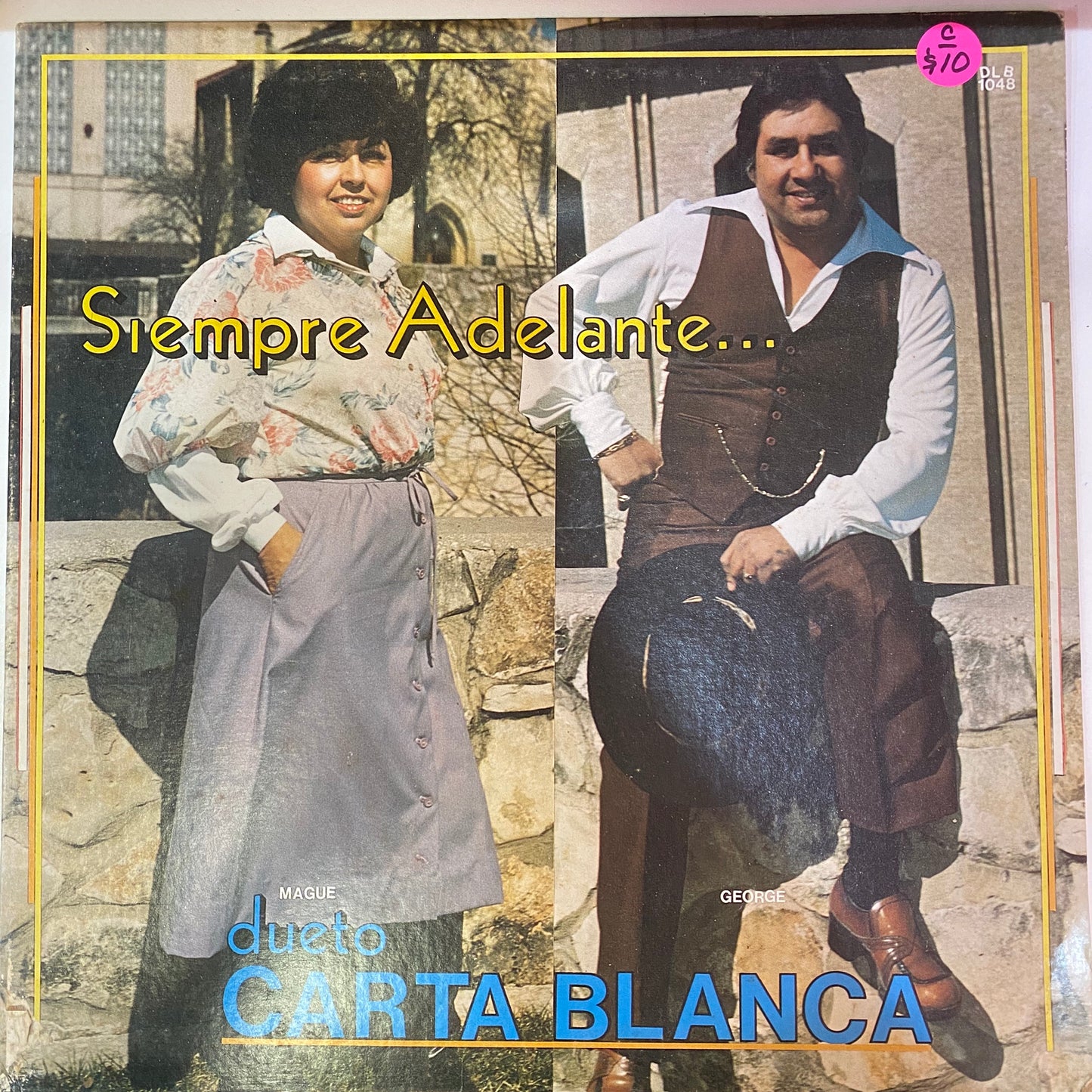 Dueto Carta Blance de George Y Mague ‎– Siempre Adelante (Vinyl Cover Only!)