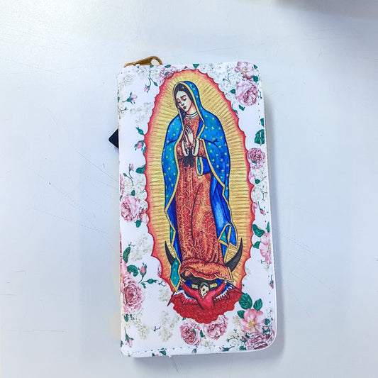 Cartera Cremallera Virgen de Guadalupe